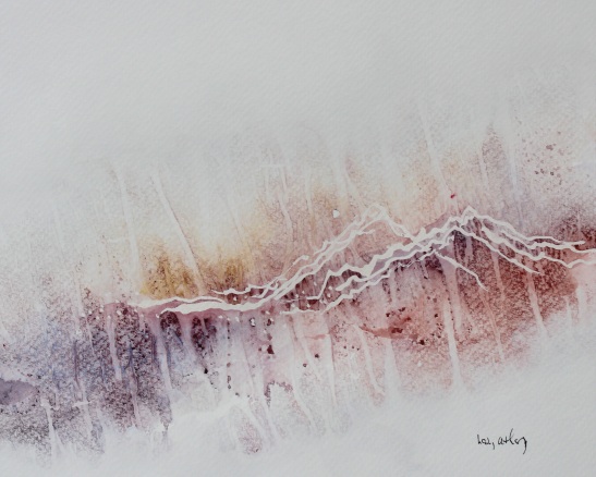 Fracture -- gouache on paper . 8x10 . 2012 . $125 Fracture