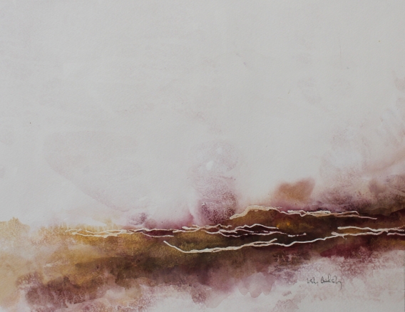 The Bright Things That Glisten -- gouache on paper . 11x14 . 2012 . $200 The Bright Things That Glisten