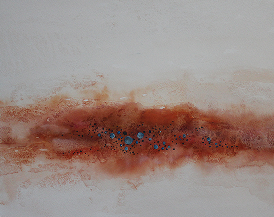 The Stars We'll Be -- gouache on paper . 11x14 . 2014 . $200 The Stars We'll Be