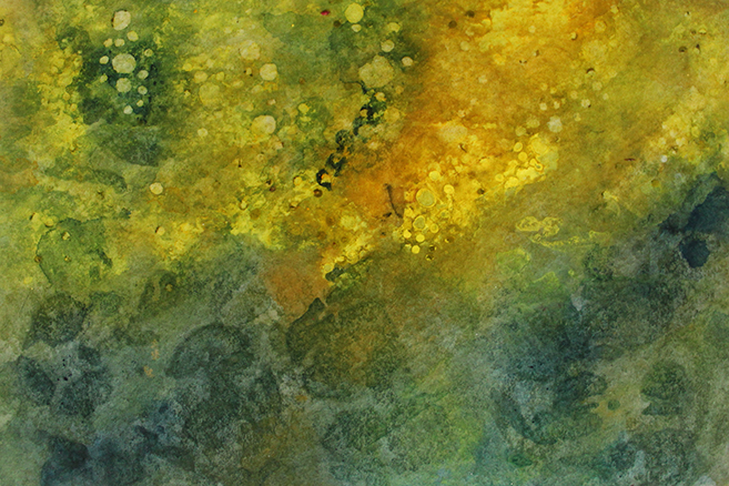 Transformation (Little Abstracts) -- gouache on paper . 4x6 . 2015 . $30 Transformation